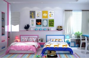 tranh treo tường phòng ngủ cho trẻ